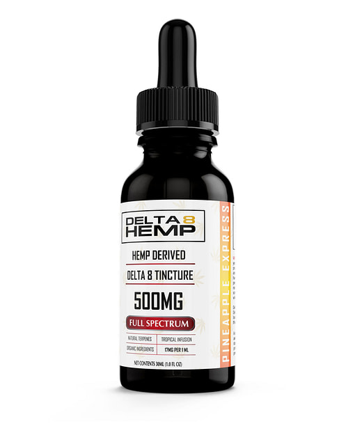 Delta 8 THC Tincture Pineapple Express 500MG